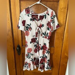 Floral pink BB Dakota mini sundress